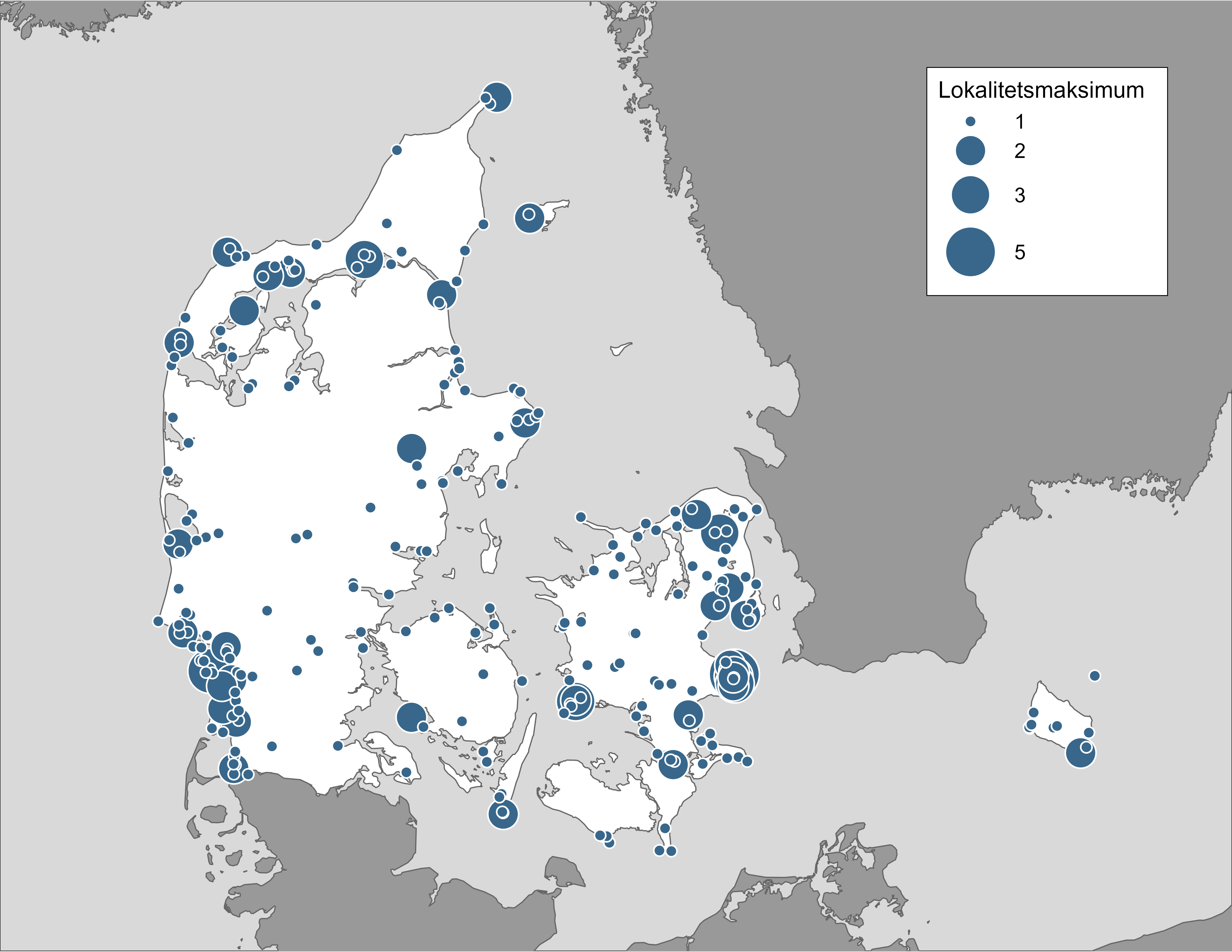 Observationer af vandrefalk DOFbasen september 2021